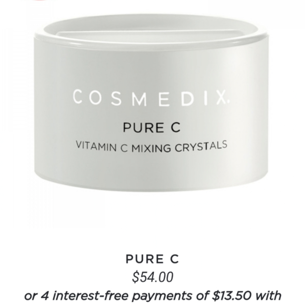 Cosmedix Vitamin C mixing crystals NWT
